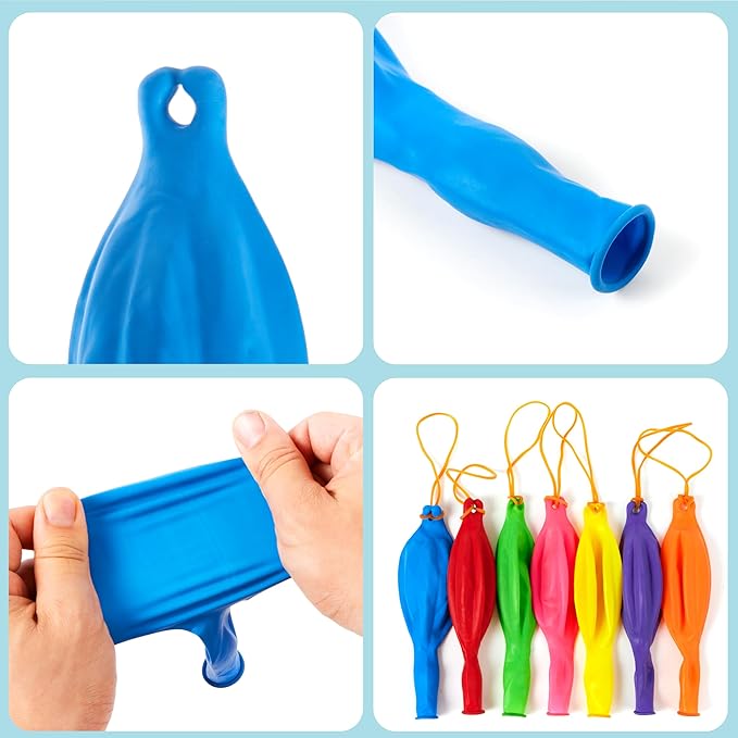 JOYIN 36 Pcs Punch Balloons, Easter Egg Fillers, Heavy Duty Party Favors for Kids, Punching Balloons with Rubber Band Handle for Birthday, Goodie Bags Stuffers, Party Supplies
