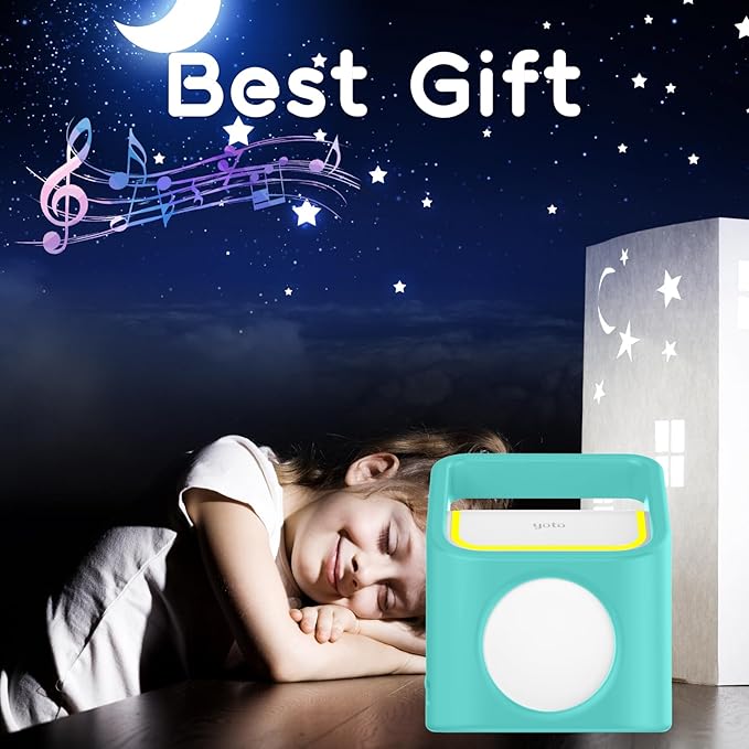 Silicone Case for Yoto Player (3rd Gen.), Anti-Slip Skin Cover,Mint Green