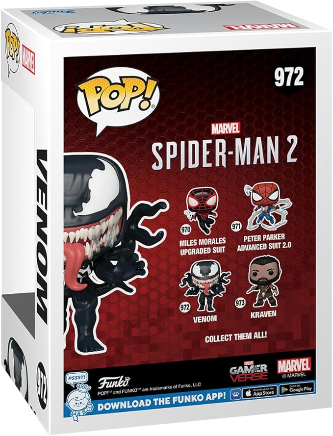 Funko POP! Games: Spider-Man 2- Venom - Spider-Man - Collectable Vinyl Figure - Gift Idea - Official Merchandise - for Kids & Adults - Video Games Fans - Model Figure for Collectors and Display