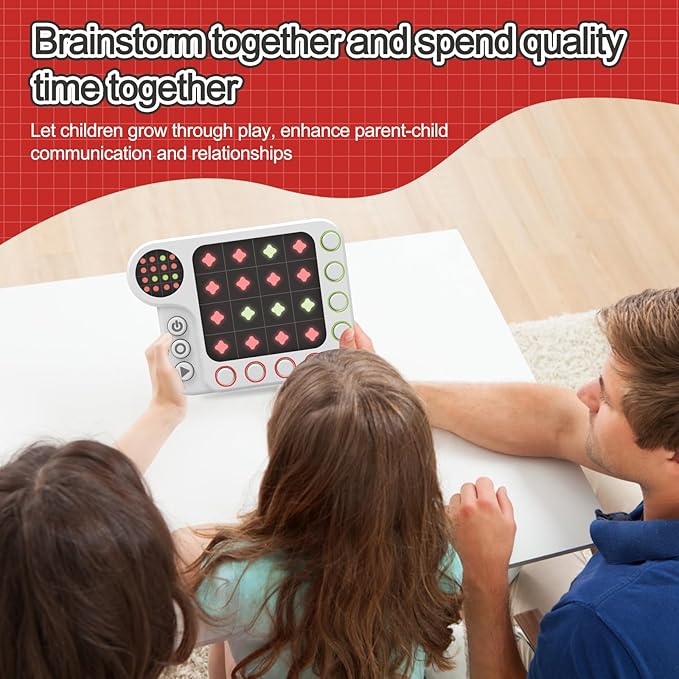 Logic Brain Teasers Game,Original 300 Challenges-Handheld Electronic Games for Kids,Adult,Teen&Seniors , Portable Educational Toys and Travel Games for Boys & Girl,Gift for Age 6+(Non-Rechargeable)
