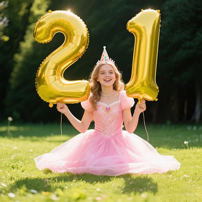 40 Inch Gold Balloon Number 12 Balloon,Jumbo Mylar Foil Helium Balloon for 12 Birthday Digital Balloons for Birthday Party,Wedding Anniversary Party Decorations