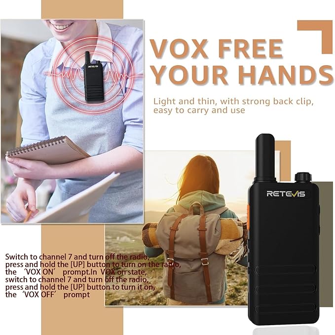 Retevis RT388 Walkie Talkies for Kids Bundle with RT22P Walkie Talkies Long Range