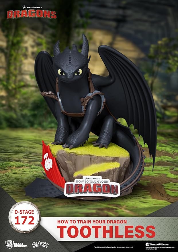 How to Train Your Dragon: Toothless DS-172 D-Stage Statue