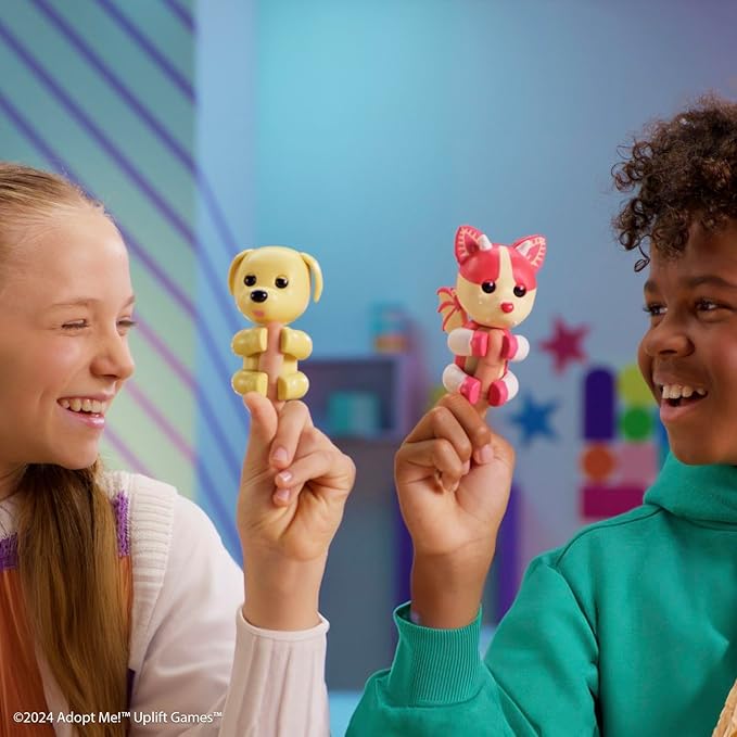 Adopt Me! x Fingerlings, Adopt Me! Strawberry Shortcake Bat Dragon, Legendary Interactive Pet with 40+ Sounds & Reactions (Ages 5+)