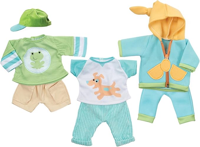 Melissa & Doug Mine to Love Mix & Match Playtime Doll Clothes for 12”-18” Unisex Dolls (6 pcs)