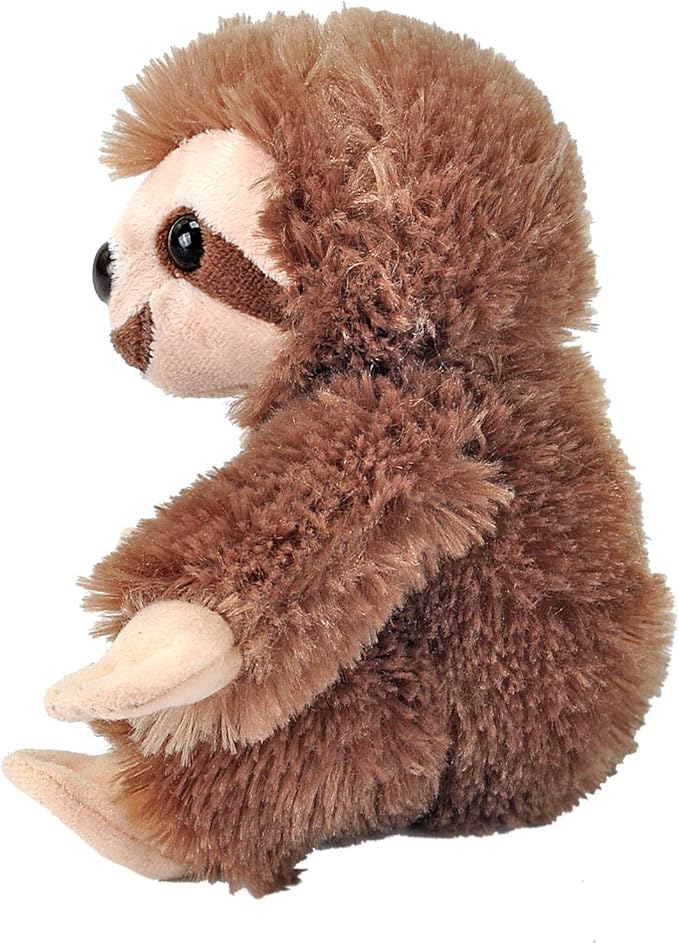 Wild Republic Sloth Plush, Stuffed Animal, Plush Toy, Gifts for Kids, Hug’Ems 7"