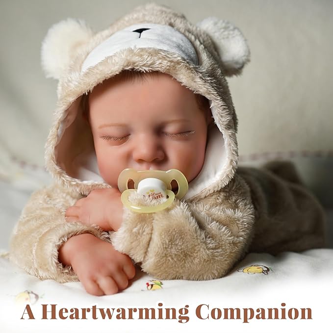 BABESIDE Lifelike Reborn Baby Dolls Boy - 17-Inch Baby Soft Body Realistic-Newborn Baby Doll Silicone Full Body Vinyl Real Life Baby Dolls with Toy Accessories for Kids Age 3+