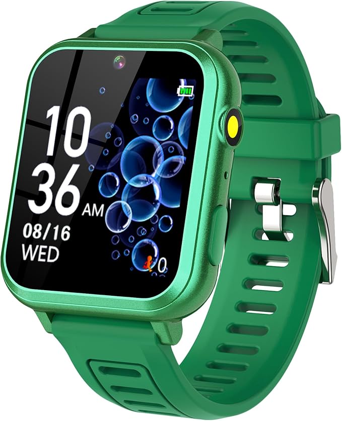 Kids Game Smart Watch Boys with 39 Puzzle Games Camera Video Player Pedometer Alarm Clock Calculator Flashlight 12/24 hr HD Touch Screen Kids Watches Toys for 7 8 9 10 11 12 Year Old Boys