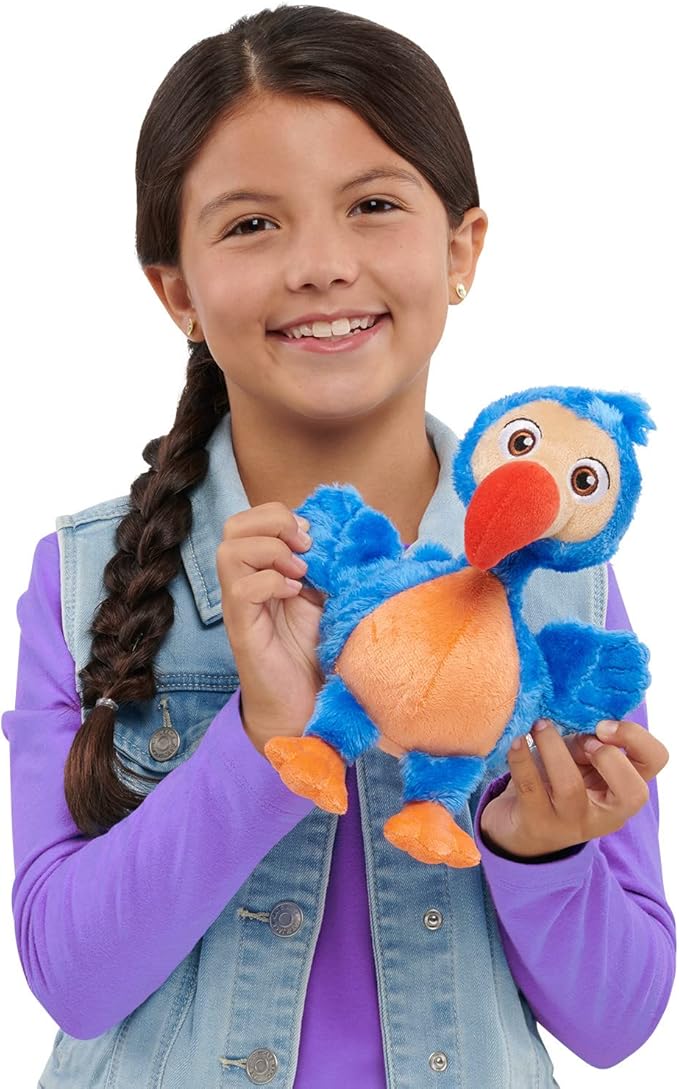 Just Play Netflix Ridley Jones Collectible Plush Dudley Toy, 8-Inch Stuffed Animal, Dodo Bird, Kids Toys for Ages 3 Up