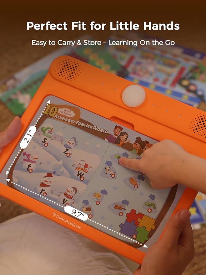 Think Academy My First Joy of Learning - Kids Learning Card 116 Pages Themes Double-Sided Learning Card for Learning Pad X100 Boys Girls Aged 3 4 5 6 Year Old
