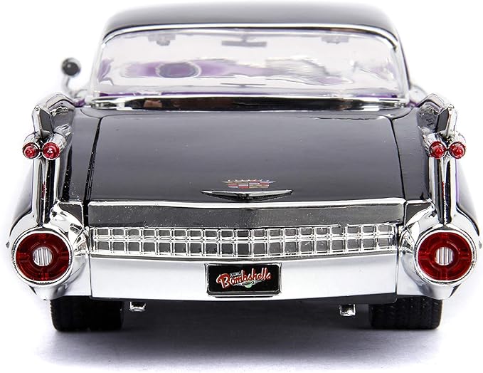 Jada DC Comics Bombshells Catwoman & 1959 Cadillac Die-cast Car, 1:24 Scale Vehicle & 2.75" Collectible Figurine 100% Metal