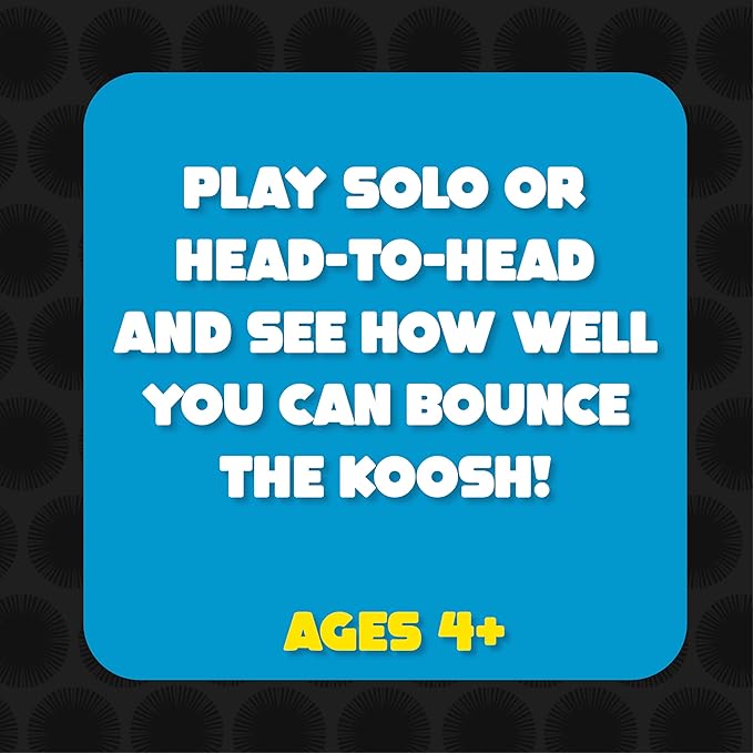 Koosh Double Paddle Playset -- Paddles and Ball for Added Koosh Fun! -- Fidget Toy -- For Ages 6+
