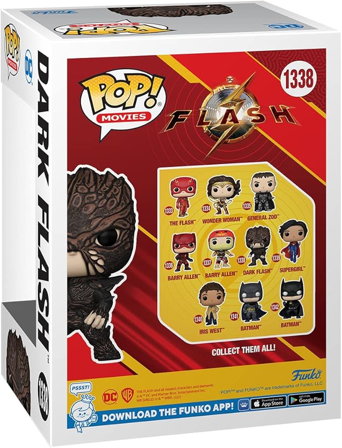 Funko POP! Movies: DC - The Flash - Dark Flash - DC Comics - Collectable Vinyl Figure - Gift Idea - Official Merchandise - for Kids & Adults - Comic Books Fans - Model Figure for Collectors