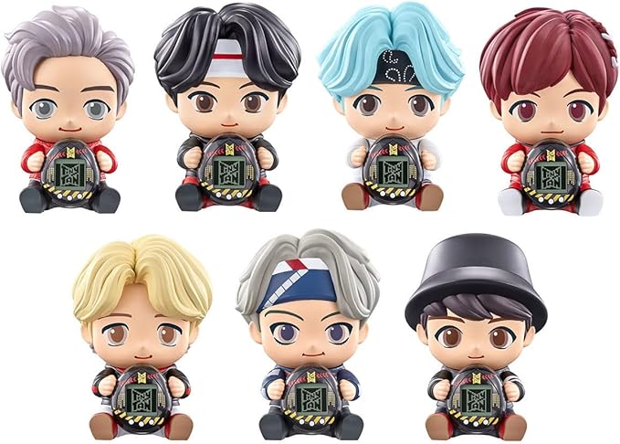 Tamagotchi Nano x TinyTAN - Jungkook ver., Hugmy Tamagotchi Vinyl Figure and Tamagotchi Nano Electronic Pet