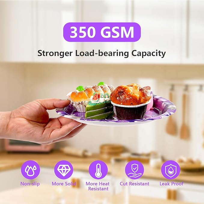 96Pcs 13th Birthday Decorations for Girls Purple Silver Official Teen 13th Plates and Napkins Sets Lavender Glitter 13 Year Old Party Decorations for Kids Official Teenager Birthday Favors Serve 24