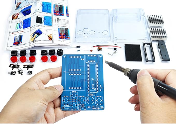 Soldering Kits, DIYer Classical Electronic Soldering 4 Games Including for STEM Projects Family Fun High School Training