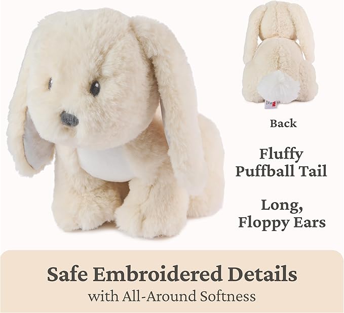 GUND Baby Clover Bunny Plush, Bunny Stuffed Animal for Babies and Toddlers, Cream, 10”