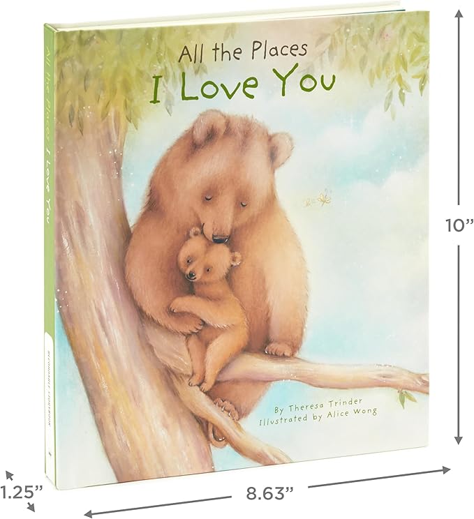 Hallmark Recordable Book with Music for Children (All The Places I Love You) Easter Basket Stuffers