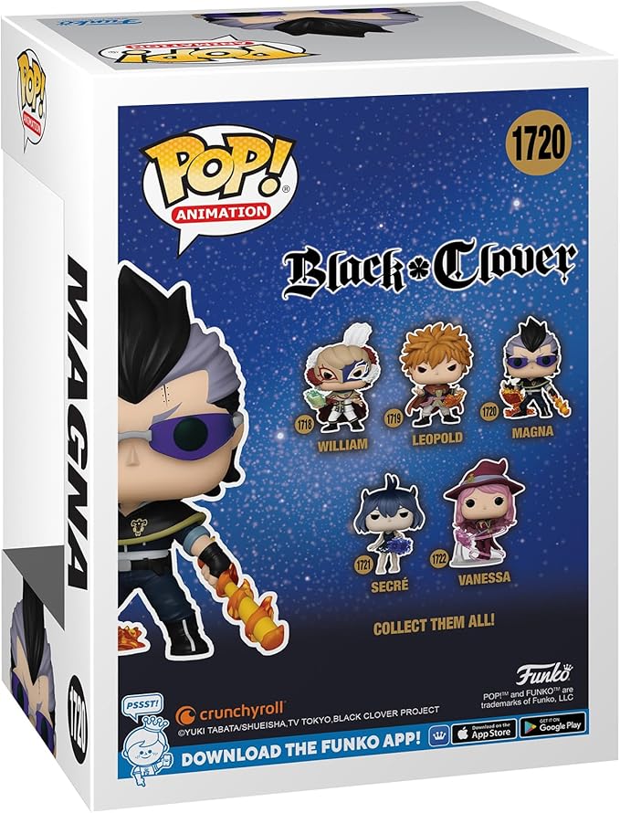 Funko POP! Animation: Black Clover - Magna Swing - Collectable Vinyl Figure - Gift Idea - Official Merchandise - for Kids & Adults - Anime Fans - Model Figure for Collectors and Display