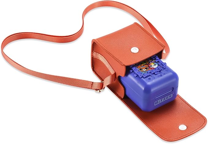 Carrying Case for Bitzee Interactive Toy Digital Pet and Disney Interactive Toys,Travel Protective Storage Holder Fits Digital Pets for Kids,Bitzee Carrying Case with Straps for Kids