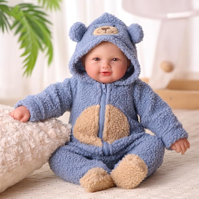 BABESIDE Lifelike Reborn Baby Dolls Boy- 20 Inch Cute Soft Vinyl Realistic Newborn Baby Doll with Poseable Body, Real Life Baby Dolls with Accessories Perfect for Cuddling, Playtime, and Gift Giving