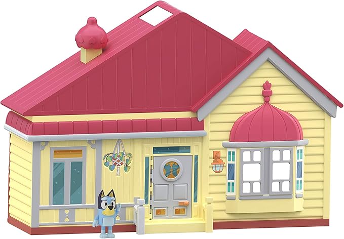 Bluey Toy House Mega Bundle Family Home & BBQ Playhouse Toys, Bingo, Bandit, Chilli, Kids Doll House Playset for Toddlers 3-5, Amazon Exclusive