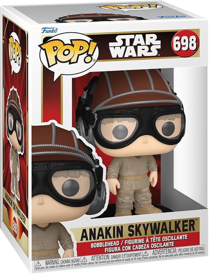 Funko POP! Star Wars: Episode 1 The Phantom Menace Anniversary - Anakin Skywalker with Helmet - Collectable Vinyl Figure - Gift Idea - Official Merchandise - for Kids & Adults - Movies Fans