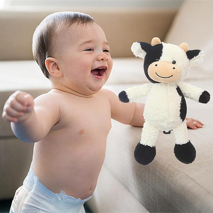 9" Cow Stuffed Animals Plush Doll Kids Boys Girls Animal