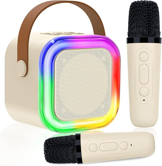 Karaoke Machine for Kids, Toys for 3-12 Years Old Girls Gifts, Kids Karaoke Microphone Machine Toy, Best Fun Christmas Birthday Gifts for 5 6 7 8 9 10 11 Years Teens Girl Boys