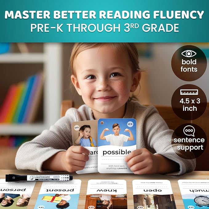 QUOKKA Set of Learning Flash Cards for Kids
