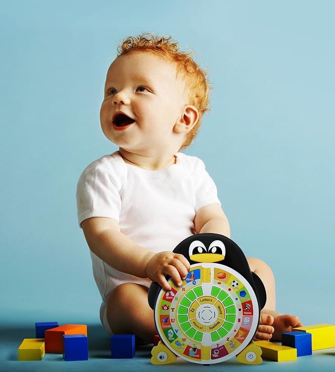 Ultimate Preschool Learning Pack: Educational Toys for Toddlers 1-5 | ABC Learning Book & Penguin Power Learning Set