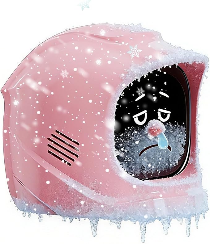 Funny Car Emotional Expression Robot Smart AI Dashboard Companion Electronic Pet Auto Interior Ornament with 52 Cute Animated Expressions & Charging Dock, Quick Release, (Pink)