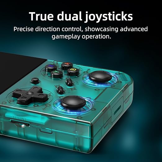 Classic Up Retro Handheld Game Console,Portable Game with 3.5 Inch IPS Screen,with 64G TF Card Pre-Installed 4353 Games Supports 5G WiFi Bluetooth HDMI and TV Output 35XXPRO