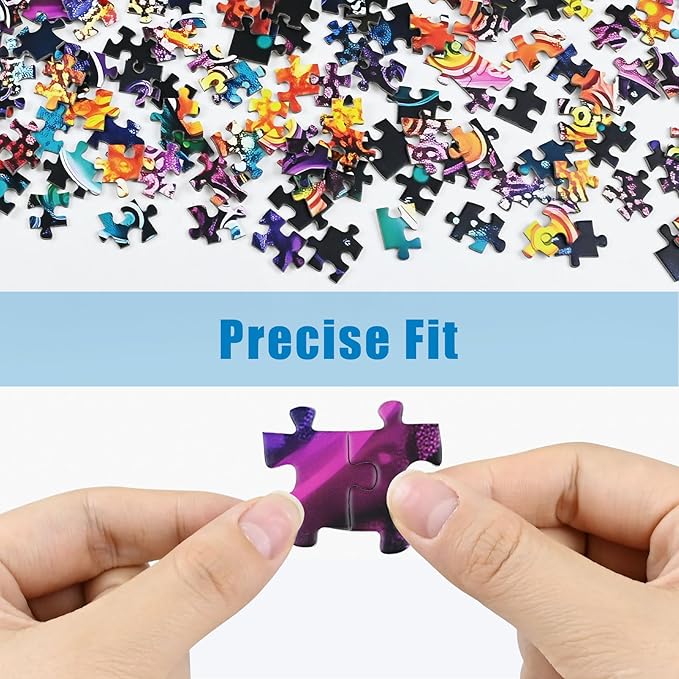 Puzzles for Adults 1000 Pieces, Jigsaw Puzzles with Floral Goddess, with Letters On Back, Colorful, Impossible Brain Teaser, Fidget Puzzle Games for Halloween, Christmas, Finished Size 20x28 Inches