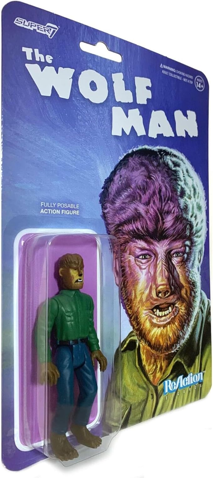 Super7 Universal Monsters The Wolf Man 3.75 in Reaction Figure