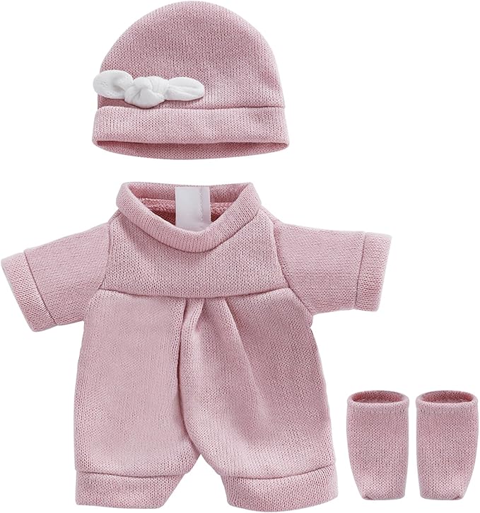 12 inch Doll Clothes and Accessories for 10 11 12 inch Dolls, Include 4-Packs Baby Doll Clothes Hat Headband Socks (Not Include Doll)