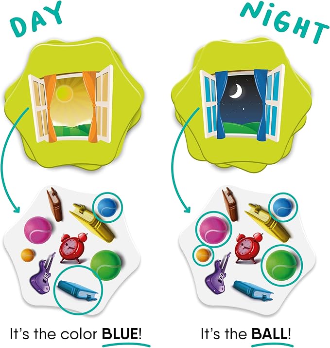Switch It — Reaction Speed Card Game by FlexiQ, Brain Teasers for Kids 6+, Board Games for Family Night