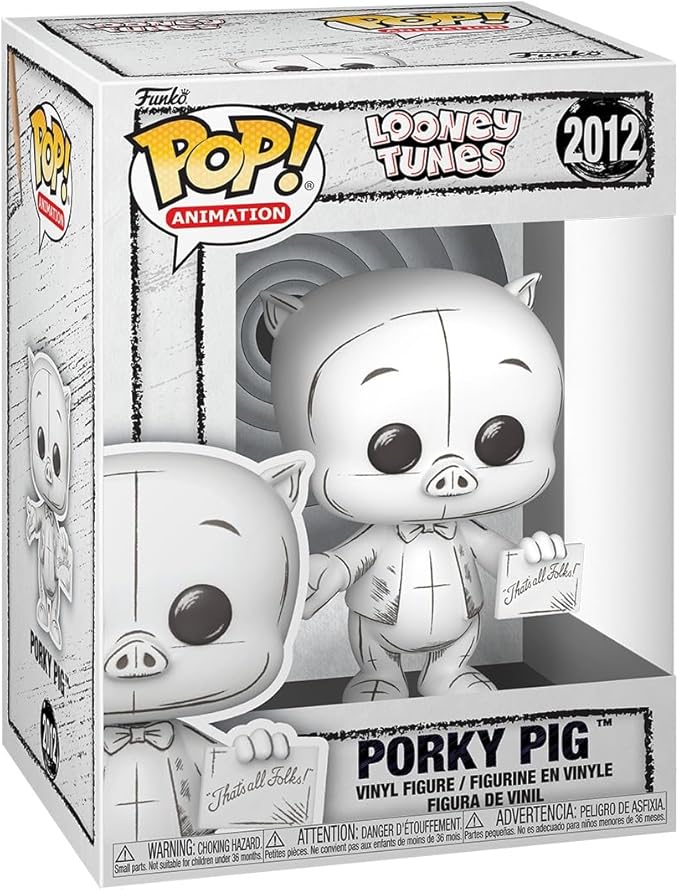 Funko Pop! Animation: Looney Tunes - Porky Pig - Collectable Vinyl Figure - Gift Idea - Official Merchandise - Toys for Kids & Adults - Movies Fans - Model Figure for Collectors and Display
