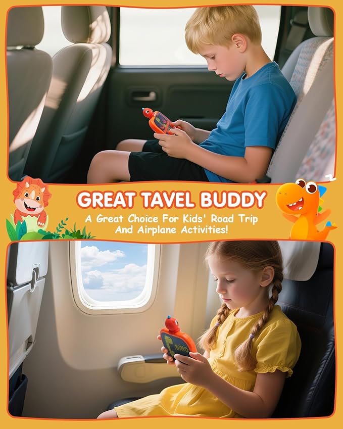 Handheld Water Game with Light – Water Ball Target Toy for Kids Ages 3+, Retro Fidget Toy, Screen-Free Car Travel Game, Road Trip Toy, Airplane Entertainment, Portable Autism-Friendly Gift