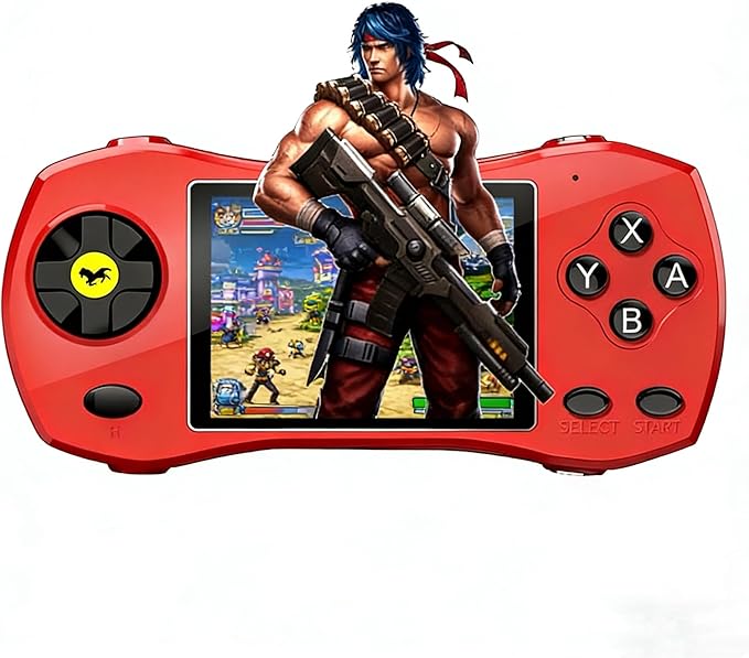 Handheld Game Console Preloaded 300 Retro Video Games,Portable Gaming System Rechargeable Battery 3.0" IPS Screen, Mini Arcade Electronic Toy Birthday Present Gifts for Family Friend