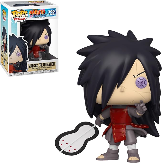 Funko Pop! Animation: Naruto Shippuden - Madara Uchiha, Reanimation Red Armor Exclusive Vinyl Figure #722