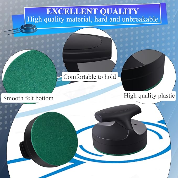 Air Hockey Pushers and Air Hockey Pucks, Indoor Games Goal Handles Paddles Replacement Accessories Set for Game Tables Equipment
