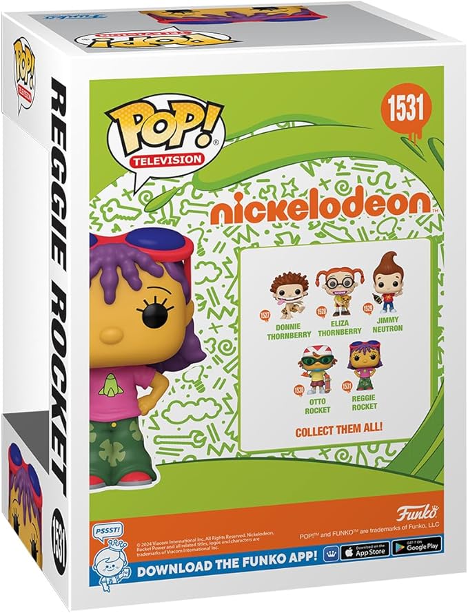 Funko POP! TV: Nick Rewind - Reggie Rocket - Nickelodeon Slime - Collectable Vinyl Figure - Gift Idea - Official Merchandise - for Kids & Adults - Ad Icons Fans - Model Figure for Collectors