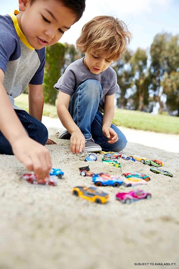Hot Wheels Toy Cars & Trucks 20-Pack, Set of 20 1:64 Scale Vehicles for Play or Display, Instant Collection (Styles May Vary) (Amazon Exclusive)