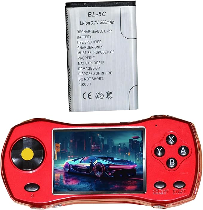 Handheld Game Console for Kids Preloaded 240 Retro Video Games, Portable Gaming Player with Rechargeable Battery 3.0" LCD Screen, Mini Arcade Electronic Toy Gifts for Boys Girls