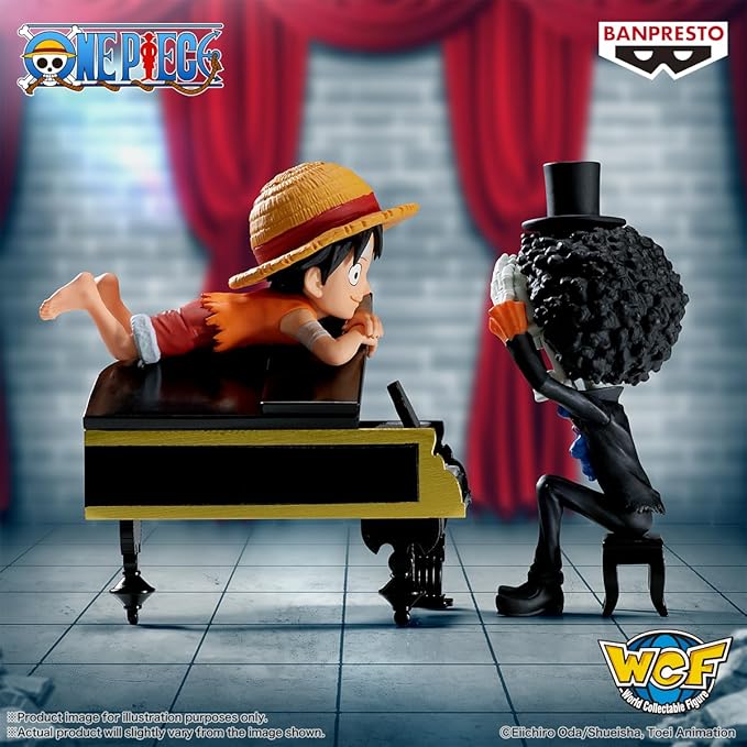 Banpresto - One Piece - Log Stories - Monkey D. Luffy & Brook (That's Great! After All This TIME, He's Still…!) World Collectable Figure