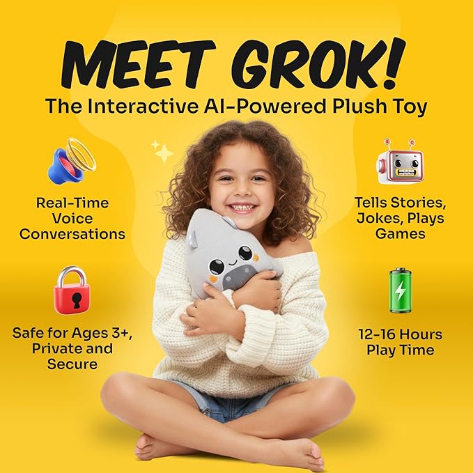 CURIO Interactive AI Learning Toy, Voice-Powered, WiFi Connected, Ages 3+ (GROK)