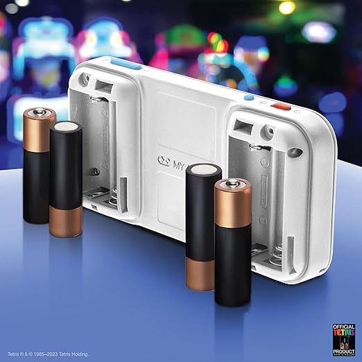 My Arcade Tetris Pocket Player Bundle: Officially Licensed, Portable Gaming Console, Puzzle Games,Travel Case and Screen Protector Included