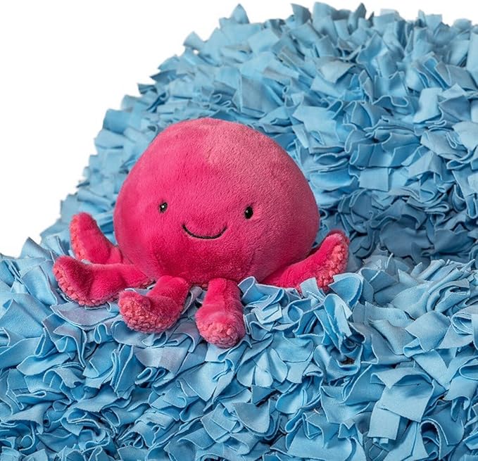 Mary Meyer Stuffed Animal Plush Soft Toy, 7-Inches, Pinky Puff Octopus