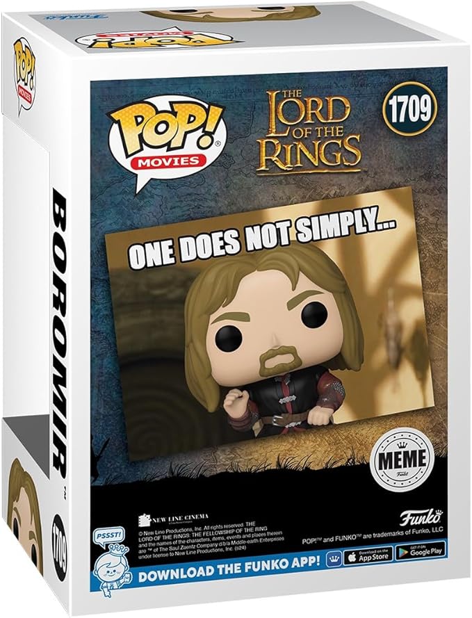 Funko POP Vinyl: Meme – Boromir - Lord of The Rings - Collectable Vinyl Figure - Gift Idea - Official Merchandise - for Kids & Adults - Movies Fans - Model Figure for Collectors and Display